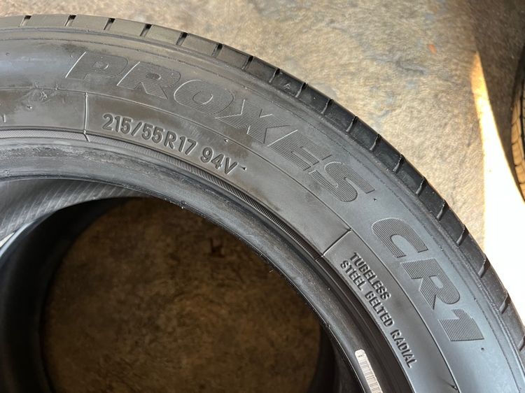 ยาง TOYO CR1 215 55 17 คู่ 1000 บาท สภาพดี รูปที่ 6