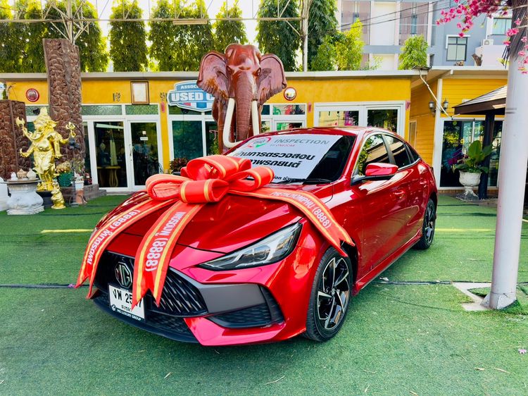 MG MG5 2025 1.5 X Sedan เบนซิน ไม่ติดแก๊ส เกียร์อัตโนมัติ แดง รูปที่ 2