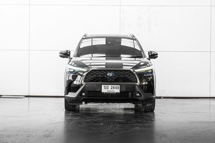 Toyota Corolla Cross 2022 1.8 Hybrid Premium Safety Modellista Utility-car ดีเซล ไม่ติดแก๊ส เกียร์อัตโนมัติ ดำ รูปที่ 3