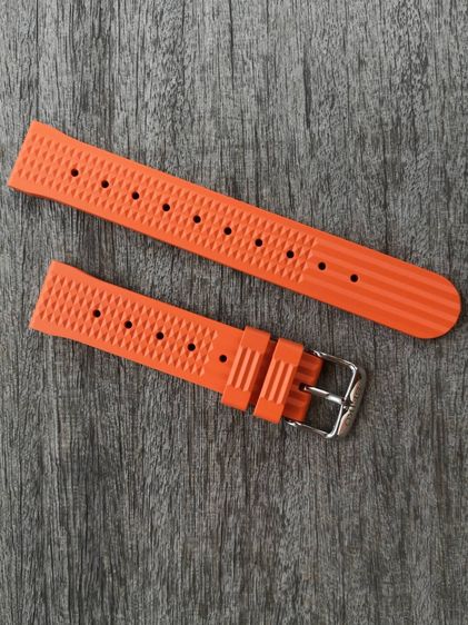 สายนาฬิกา Waffle ซิลิคอน  ขนาด 20mm และ 22mm มีโลโก้ สำหรับsekioและทั่วไป รูปที่ 9