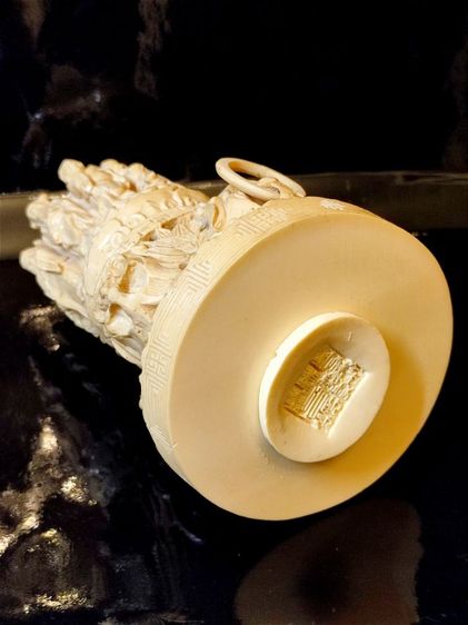 กระถางธูปเรซินผสมBoneแกะสลักรูปแบบจีนโบราณ  รูปที่ 6