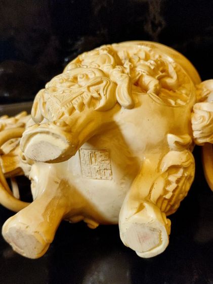 กระถางธูปเรซินผสมBoneแกะสลักรูปแบบจีนโบราณ  รูปที่ 7