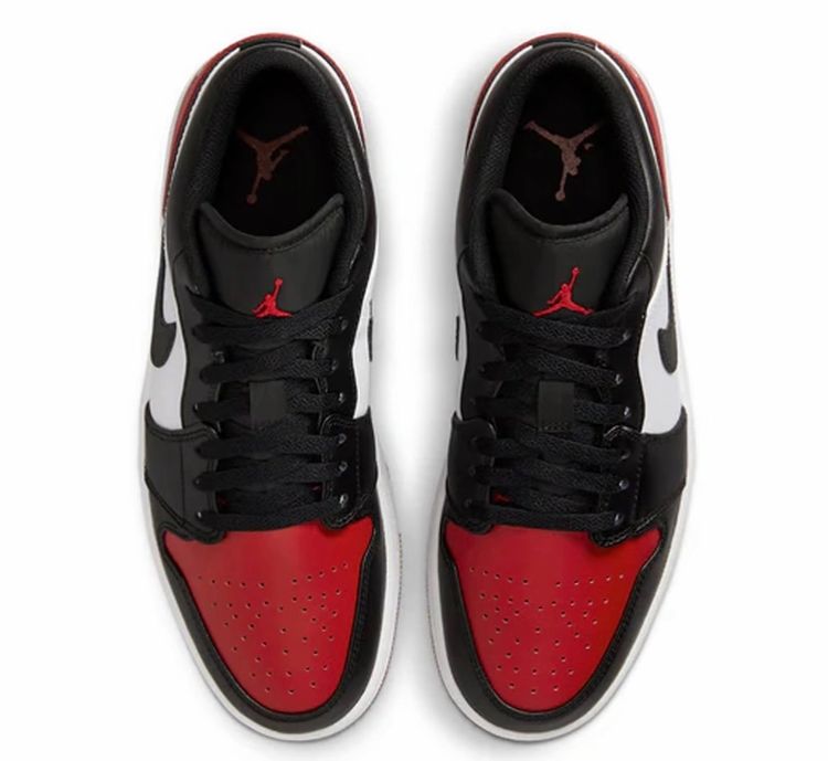 รองเท้า Nike Jordan 1 low ดำแดง. รูปที่ 5