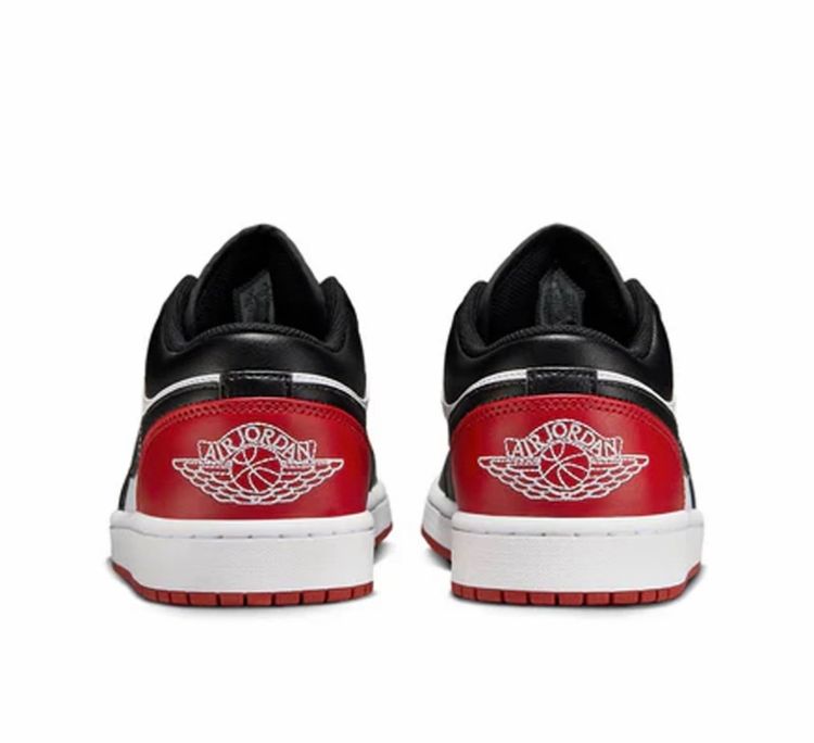รองเท้า Nike Jordan 1 low ดำแดง. รูปที่ 4