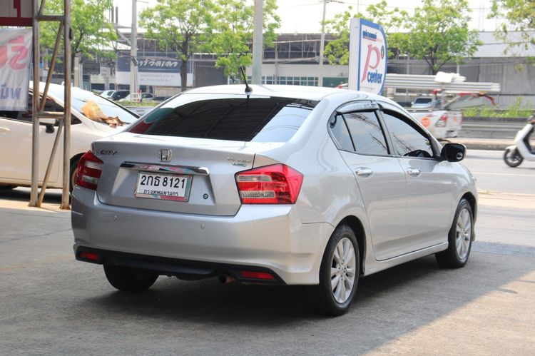 Honda City 2013 1.0 V Sedan เบนซิน ไม่ติดแก๊ส เกียร์อัตโนมัติ บรอนซ์เงิน รูปที่ 4
