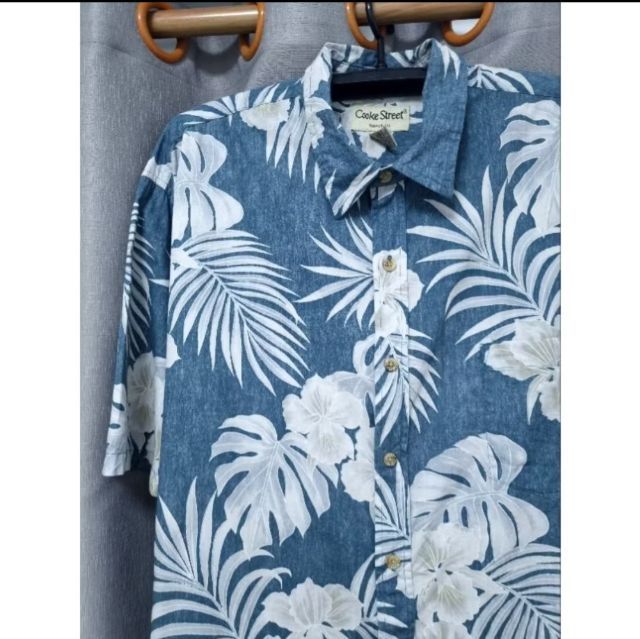 เสื้อเชิ๊ต,เสื้อฮาวาย Hawaii, ยี่ห้อ Cooke Street- อก 56" - ยาว 33" รูปที่ 3