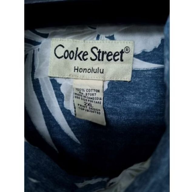 เสื้อเชิ๊ต,เสื้อฮาวาย Hawaii, ยี่ห้อ Cooke Street- อก 56" - ยาว 33" รูปที่ 5