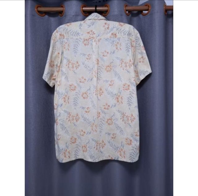 เสื้อเชิ๊ต,เสื้อฮาวาย Hawii, vintage ยี่ห้อ sunny clouds อก 52",ยาว 31.5" รูปที่ 5