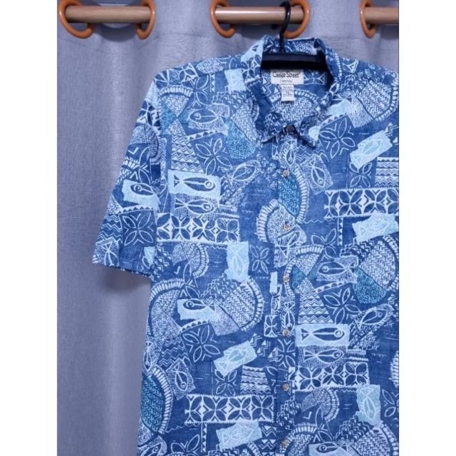 เสื้อเชิ๊ต,เสื้อฮาวาย Hawaii ยี่ห้อ Cooke Street อก 54",ยาว 33" รูปที่ 4