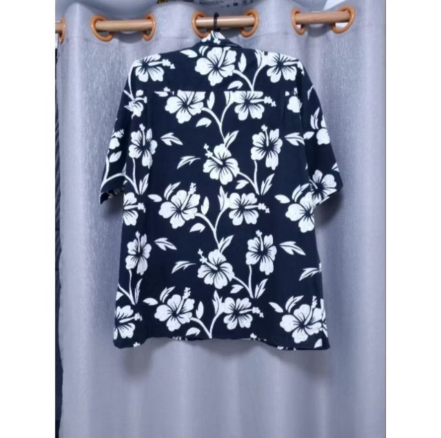 เสื้อเชิ๊ต,เสื้อฮาวาย Hawii, vintage, ยี่ห้อ GOTCHA อก 50",ยาว 30" รูปที่ 7