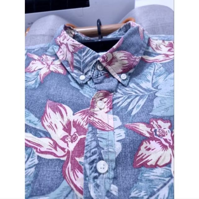 เสื้อเชิ๊ต,เสื้อฮาวาย Hawaii ยี่ห้อ SONAMA อก 56" , ยาว 32" รูปที่ 5