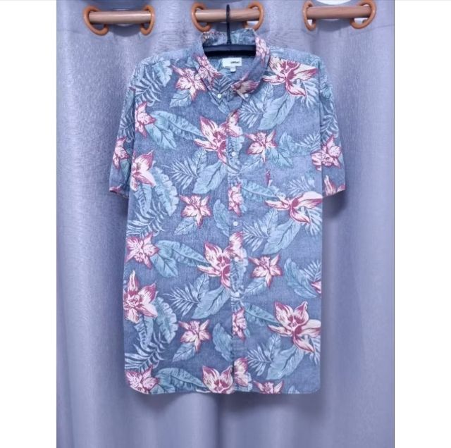 เสื้อเชิ๊ต,เสื้อฮาวาย Hawaii ยี่ห้อ SONAMA อก 56" , ยาว 32" รูปที่ 2