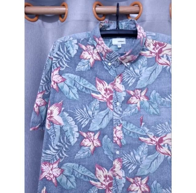 เสื้อเชิ๊ต,เสื้อฮาวาย Hawaii ยี่ห้อ SONAMA อก 56" , ยาว 32" รูปที่ 3
