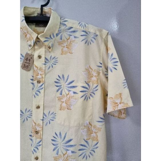 เสื้อเชิ๊ต,เสื้อฮาวาย Hawaii ยี่ห้อ Natural Issue อก 49",ยาว 30" รูปที่ 4