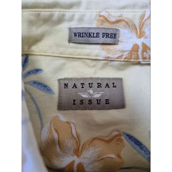 เสื้อเชิ๊ต,เสื้อฮาวาย Hawaii ยี่ห้อ Natural Issue อก 49",ยาว 30" รูปที่ 7