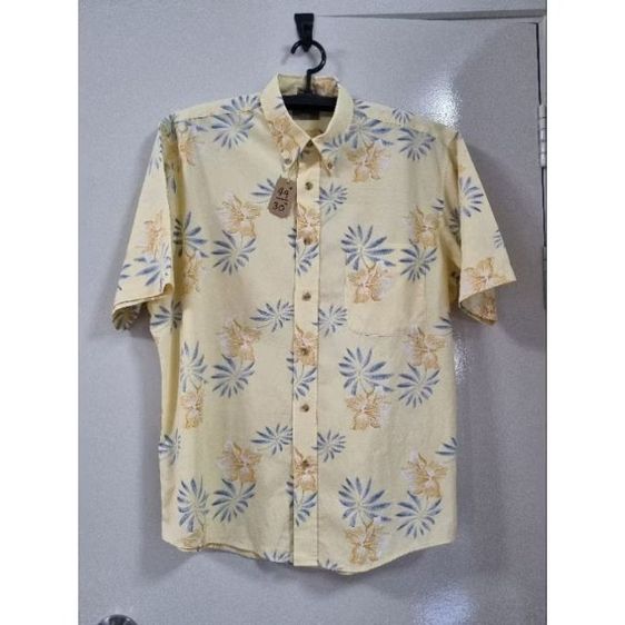 เสื้อเชิ๊ต,เสื้อฮาวาย Hawaii ยี่ห้อ Natural Issue อก 49",ยาว 30" รูปที่ 2