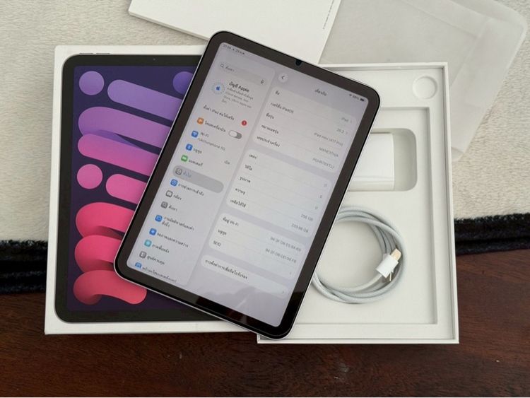 iPad Mini 7 256g wifi สีม่วง สภาพสวยมาก รูปที่ 3