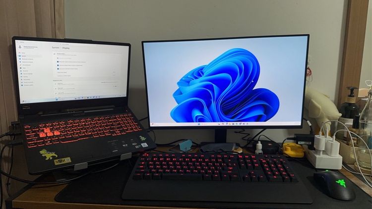 ASUS TUF GAMING F15 แถมเมาส์ razer คีย์บอร์ด logitech รูปที่ 4