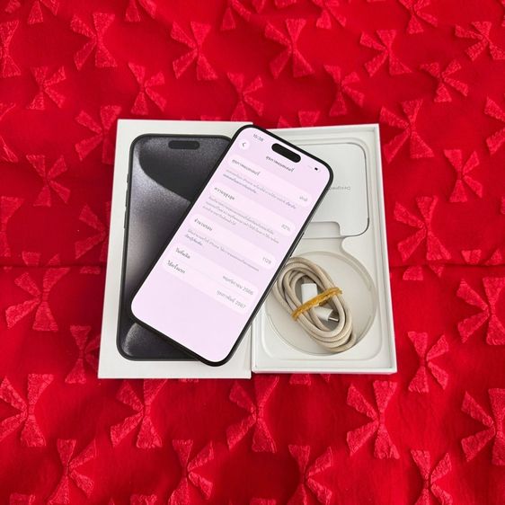 iPhone 15 Pro 128g สีดำ สภาพสวยมาก รูปที่ 5