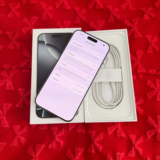 iPhone 16 Pro Max 512g สีขาว สภาพสวยมาก รูปที่ 5