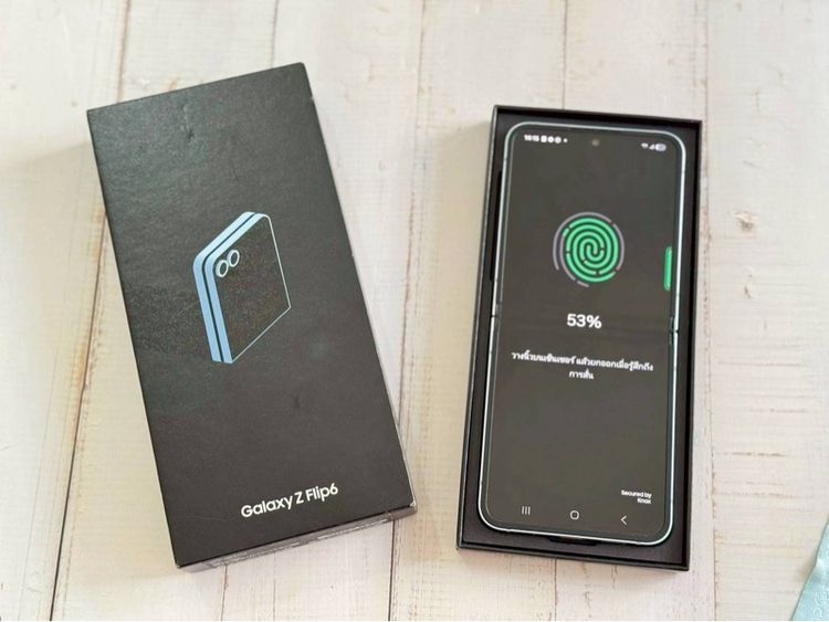 Samsung z flip6 สีฟ้า Ram12  Rom256อุปกรณ์ครบกล่อง รูปที่ 8