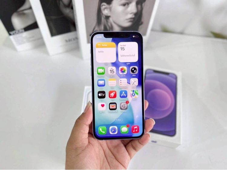 iPhone 12 64GB สีม่วง สภาพสวยมาก รูปที่ 2