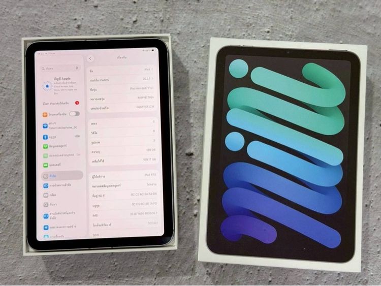 ipad mini7 สีเทา cellular  รูปที่ 4