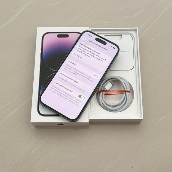 iPhone 14 pro 128g สีม่วง สภาพสวยมาก รูปที่ 5