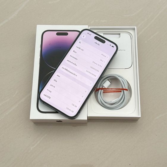 iPhone 14 pro 128g สีม่วง สภาพสวยมาก รูปที่ 3