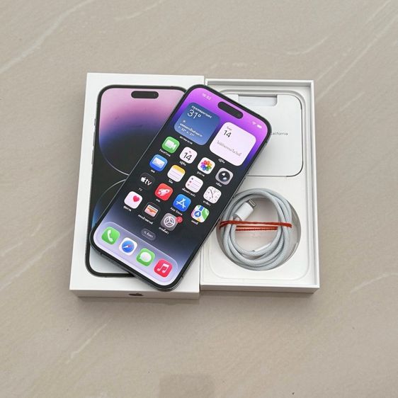 iPhone 14 pro 128g สีม่วง สภาพสวยมาก รูปที่ 2
