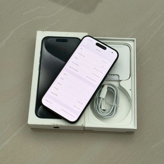 iPhone 15 Pro 256g สีดำ สภาพสวยมาก รูปที่ 3