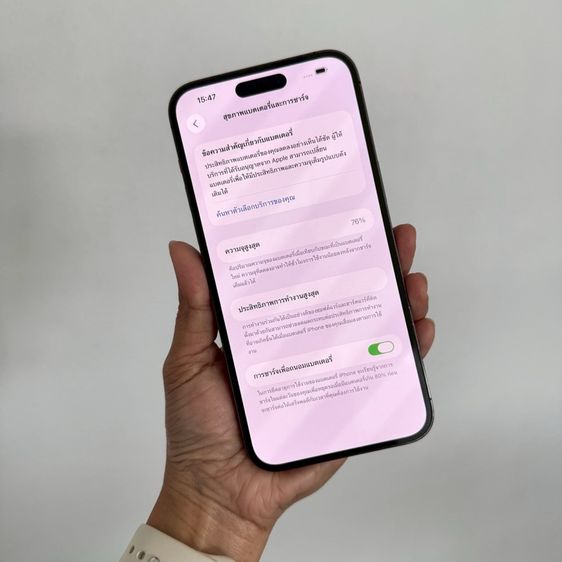 iPhone 14 Pro Max 128g สีม่วง สภาพสวย รูปที่ 5