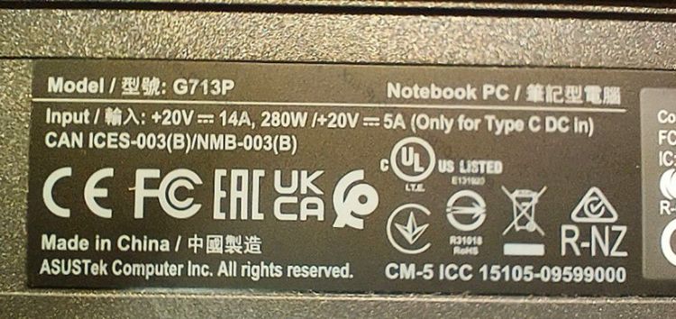 ASUS ROG STRIX G17 G713PU-LL043W รูปที่ 12