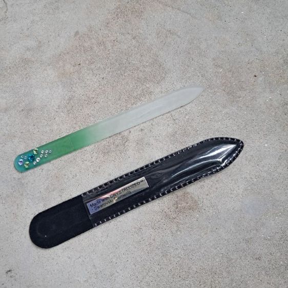ตะไบ SWAROVSKI GREEN glass nail file รูปที่ 3