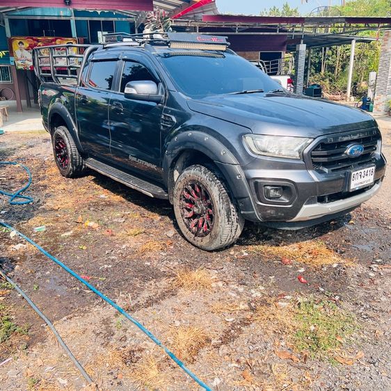 Ford Ranger 2018 2.0 Bi-Turbo 4WD Wildtrak ดีเซล ไม่ติดแก๊ส เกียร์อัตโนมัติ เทา รูปที่ 3