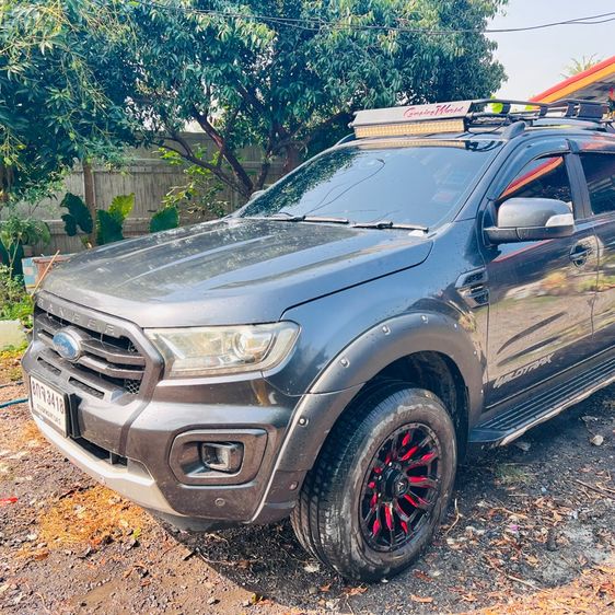 Ford Ranger 2018 2.0 Bi-Turbo 4WD Wildtrak ดีเซล ไม่ติดแก๊ส เกียร์อัตโนมัติ เทา รูปที่ 2