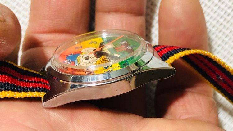 วินเทจ Qแอนด์ Q นาฬิกาการ์ตูน ระบบไขลาน รูปที่ 7