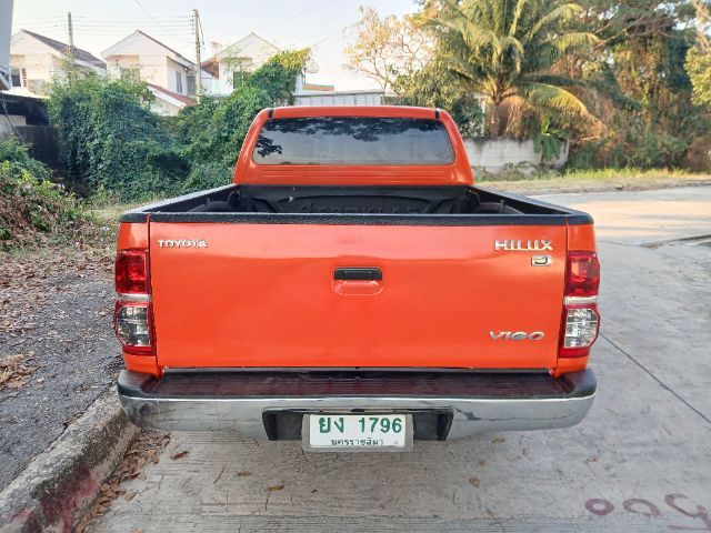 Toyota Hilux Vigo 2009 2.5 J Pickup ดีเซล ไม่ติดแก๊ส เกียร์ธรรมดา ส้ม รูปที่ 3