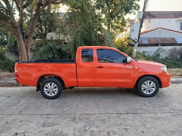 Toyota Hilux Vigo 2009 2.5 J Pickup ดีเซล ไม่ติดแก๊ส เกียร์ธรรมดา ส้ม รูปที่ 4