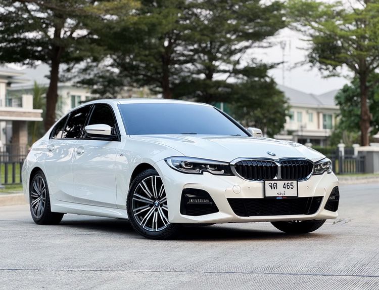 BMW Series 3 2022 320d Sedan ดีเซล ไม่ติดแก๊ส เกียร์อัตโนมัติ ขาว รูปที่ 3