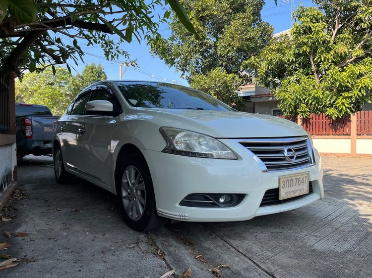 Nissan Sylphy 2014 1.6 V Sedan เบนซิน ไม่ติดแก๊ส เกียร์อัตโนมัติ ขาว รูปที่ 3