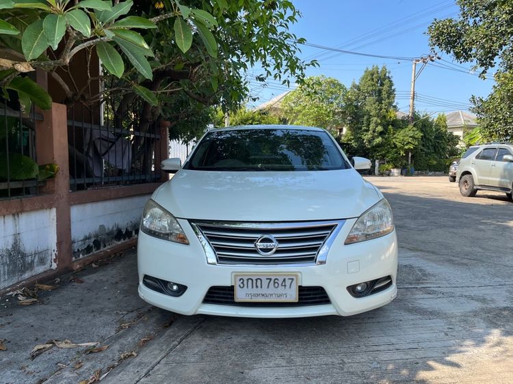 Nissan Sylphy 2014 1.6 V Sedan เบนซิน ไม่ติดแก๊ส เกียร์อัตโนมัติ ขาว รูปที่ 2