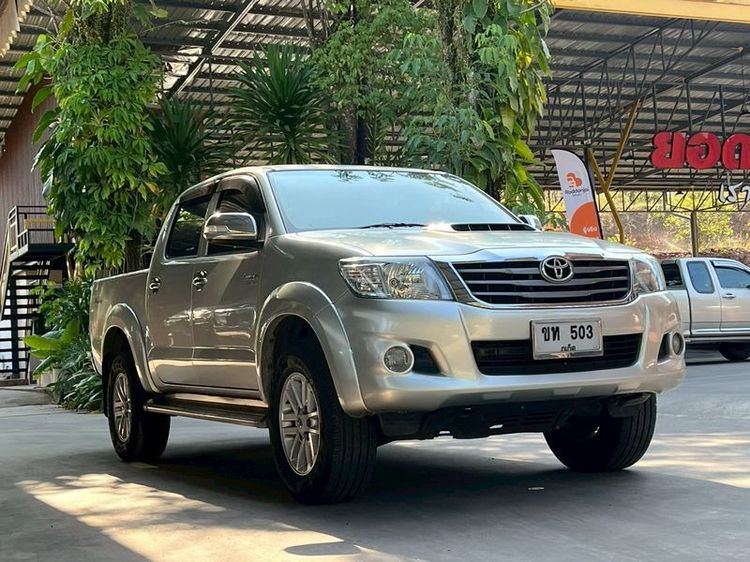 Toyota Hilux Vigo Champ 2012 Double Cab 2.5 E Prerunner Pickup ดีเซล ไม่ติดแก๊ส เกียร์ธรรมดา บรอนซ์เงิน รูปที่ 4
