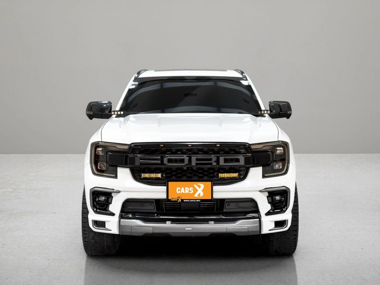 Ford Everest 2022 2.0 Titanium Plus 4WD Utility-car ดีเซล ไม่ติดแก๊ส เกียร์อัตโนมัติ ขาว รูปที่ 2