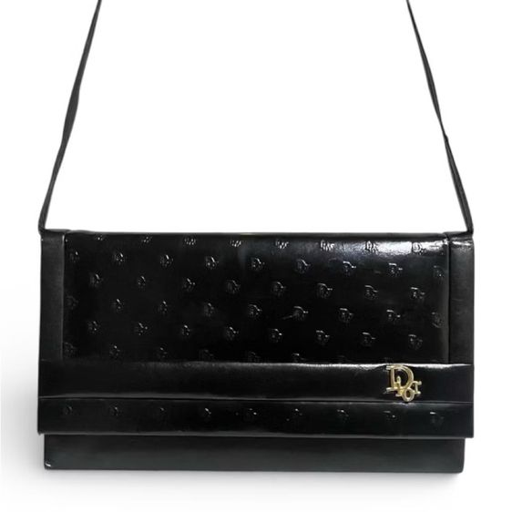 Dior Vintage Black Leather Bag กระเป๋าสีดำ