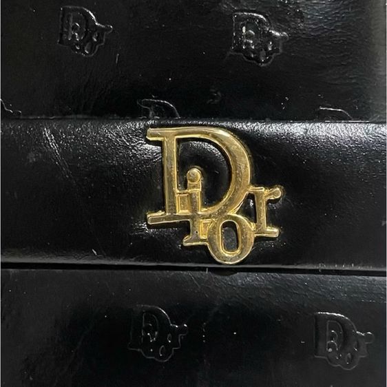Dior Vintage Black Leather Bag กระเป๋าสีดำ รูปที่ 2