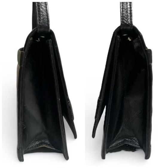 Dior Vintage Black Leather Bag กระเป๋าสีดำ รูปที่ 7