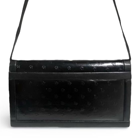 Dior Vintage Black Leather Bag กระเป๋าสีดำ รูปที่ 5