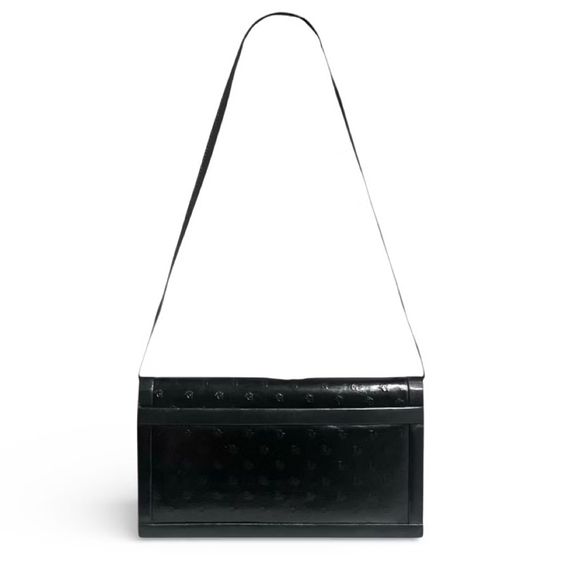 Dior Vintage Black Leather Bag กระเป๋าสีดำ รูปที่ 4