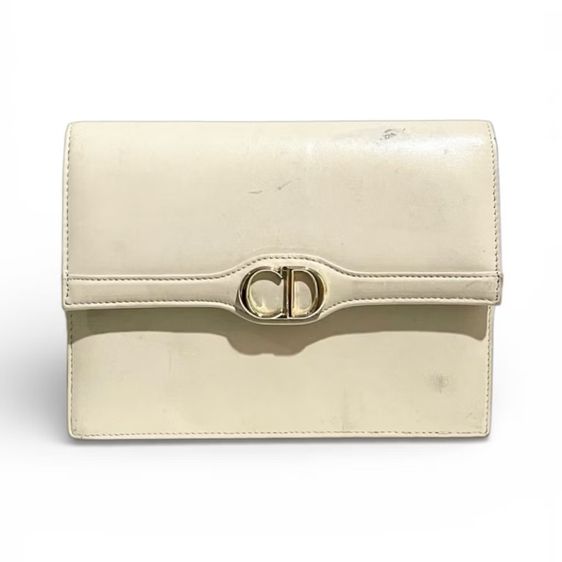 Dior Vintage Beige Leather Bag กระเป๋าสีเบจ กระเป๋าสีครีม